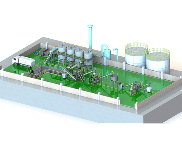 大型廚余垃圾預處理全套設備